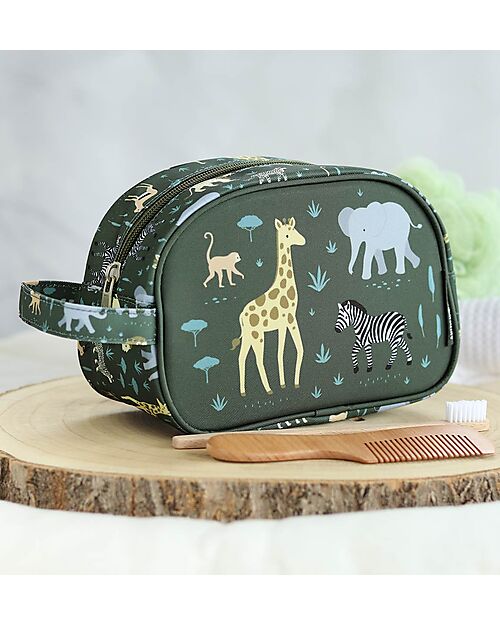 A Little Lovely Company Toiletry Bag - Savanna - 20.5 x 14 x 9.5 cm Pencil Cases