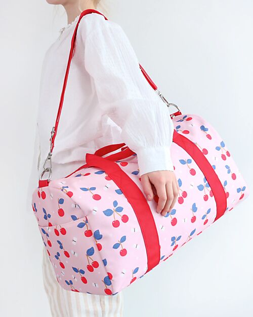 A Little Lovely Company Travel Bag - Cherries - Cabin Size 46x25x22.5cm Travel Bags