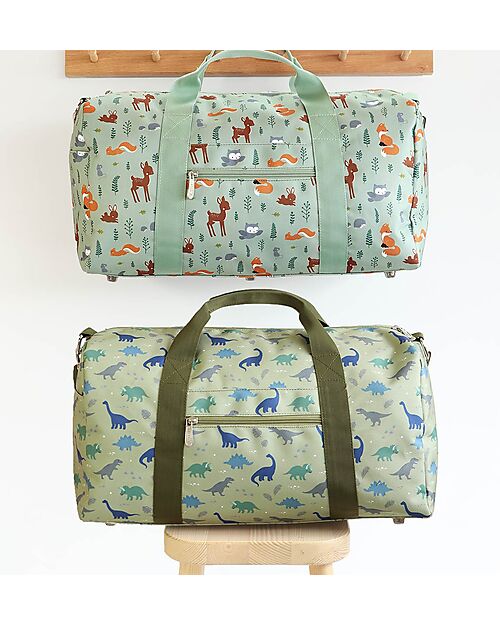 A Little Lovely Company Travel bag - Forest Friends - 46 x 25 x 22.5 cm Travel Bags