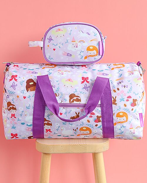 A Little Lovely Company Travel Bag - Princesses - Cabin Size 46x25x22.5cm Travel Bags