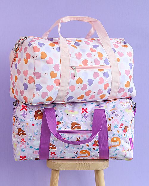 A Little Lovely Company Travel Bag - Princesses - Cabin Size 46x25x22.5cm Travel Bags