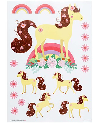 A Little Lovely Company Wall Stickers, Horse - 17 Stickers Wall Stickers