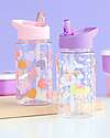 A Little Lovely Company Water Bottle with Straw 450 ml - Princesses - BPA Free! Non-Thermal Water Bottles