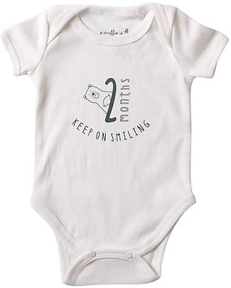 A Muffin in the Oven Milestone Onesie with Short Sleeves - Sleep - 100% Pima Cotton Short Sleeves Bodies