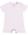 A Muffin in the Oven Muffin Playsuit with Short Sleeves - Pink - 100% Pima Cotton Short Rompers