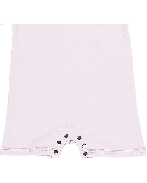 A Muffin in the Oven Muffin Playsuit with Short Sleeves - Pink - 100% Pima Cotton Short Rompers