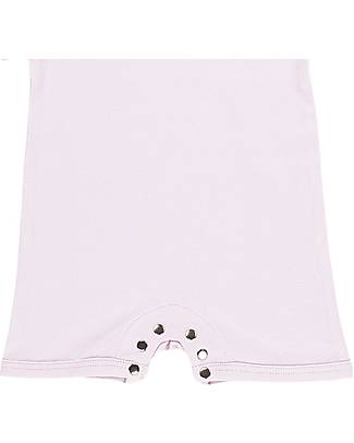 A Muffin in the Oven Muffin Playsuit with Short Sleeves - Pink - 100% Pima Cotton Short Rompers