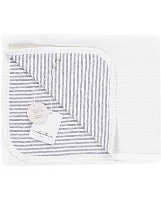 A Muffin in the Oven Muffin Super Soft Blanket - Grey Stripes - 100% Pima Cotton Swaddles