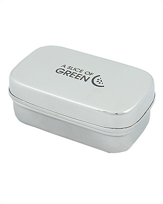 A Slice of Green Morri Container - Stainless Steel Lunch Boxes in Metal