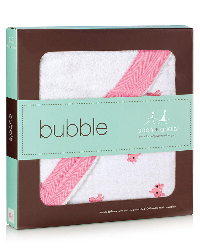 anais Muslin Hooded Towel /& Washcloth Set Bathing Beauty aden