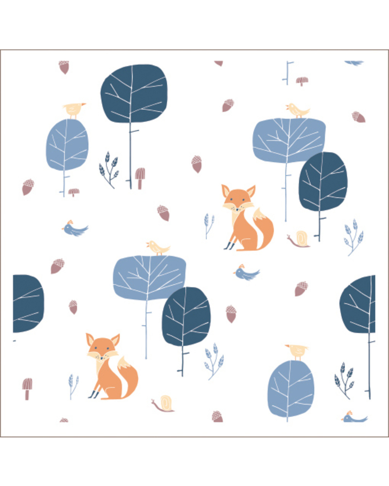 Aden Anais Into The Woods Dream Blanket 100 Organic Cotton Muslin 120x120 Cm Unisex Bambini
