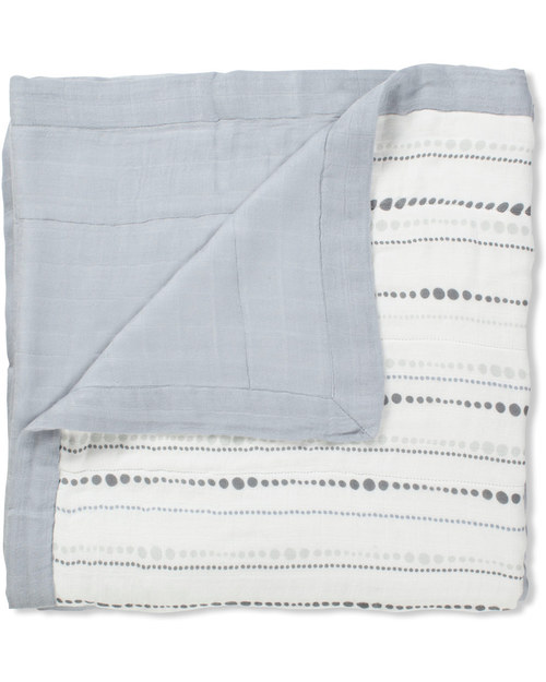 Aden Anais Moonlight Beads Reversible Bamboo Dream Blanket 100 Bamboo Muslin Versatile And Elegant Unisex Bambini