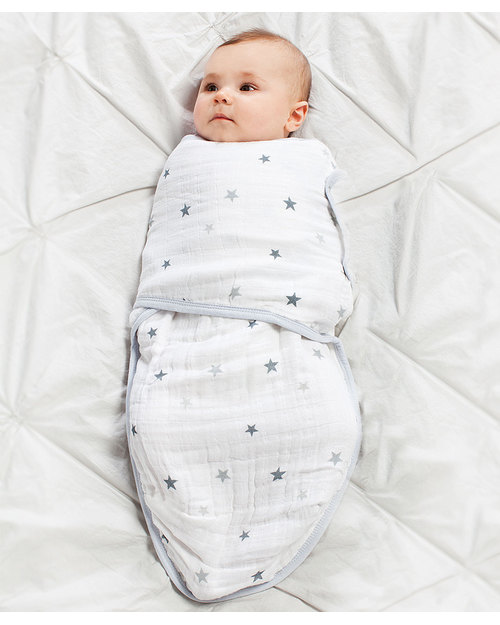 Aden Anais Twinkle Small Star Easy Swaddle 100 Cotton Muslin unisex bambini