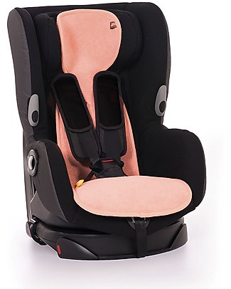 AeroMoov Universal Breathable Air Layer for Car Seats Group 1, Flamingo Pink - Organic cotton Car Seat Accessories