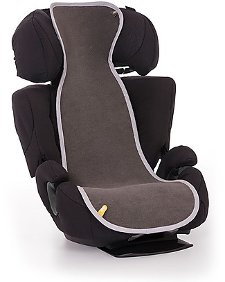 AeroMoov Universal Breathable Air Layer for Car Seats Group 2/3, Charcoal Grey - Organic cotton Car Seat Accessories