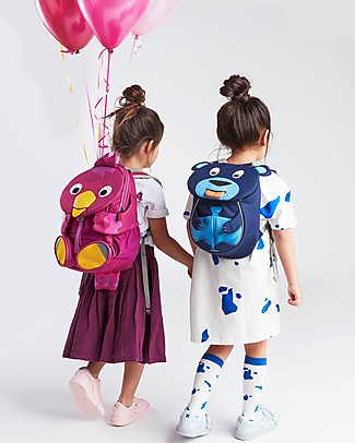 Affenzahn Kids Backpack 1-3 years, Bobo Bear - Eco-friendly and Playful! Small Backpacks