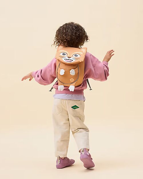 Affenzahn Kids Backpack 1-3 years - Cat - Eco-friendly and playful! Kindergarten Backpacks