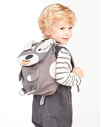 Affenzahn Kids Backpack 1-3 years, David Dog - Eco-friendly and playful! Small Backpacks