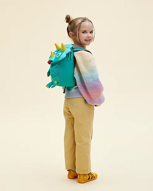 Affenzahn Kids Backpack 1-3 years - Dinosaur - Eco-friendly and playful! Kindergarten Backpacks