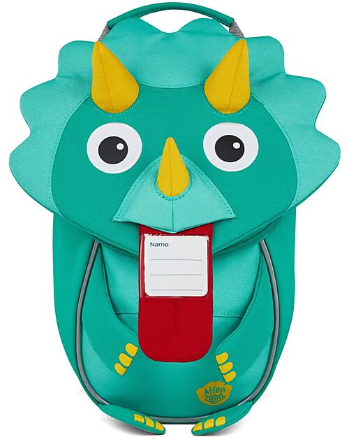 Affenzahn Kids Backpack 1-3 years - Dinosaur - Eco-friendly and playful! Kindergarten Backpacks