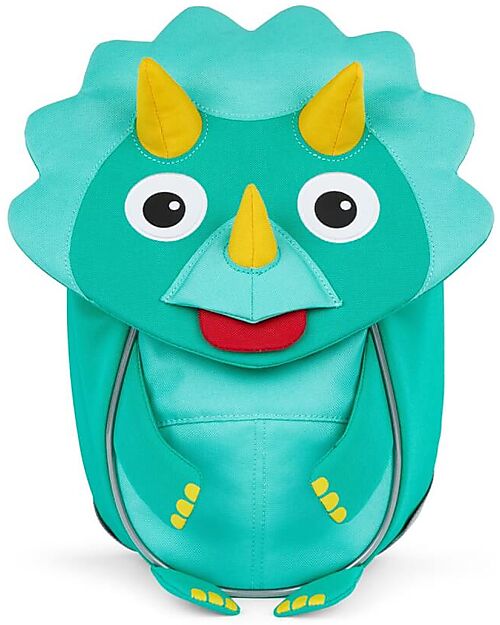 Affenzahn Kids Backpack 1-3 years, Dirk Dinosaur - Eco-friendly and playful! Kindergarten Backpacks