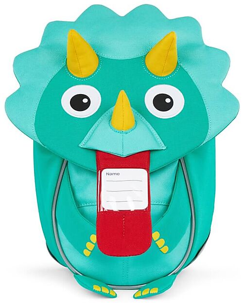 Affenzahn Kids Backpack 1-3 years, Dirk Dinosaur - Eco-friendly and playful! Kindergarten Backpacks