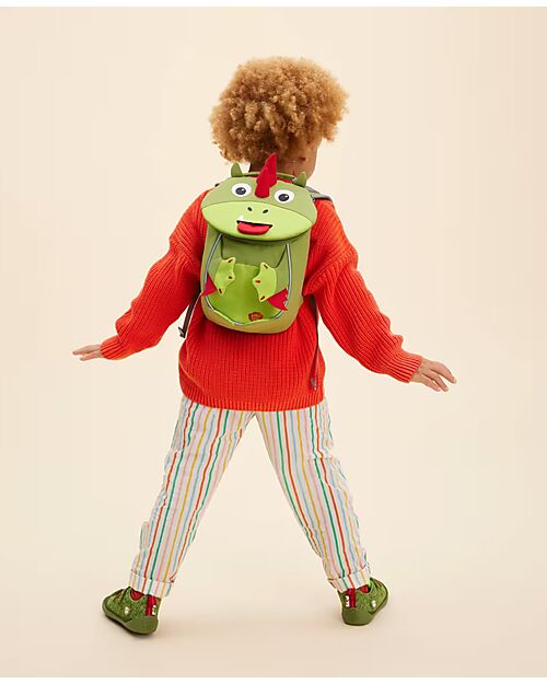 Affenzahn Kids Backpack 1-3 years - Dragon - Eco-friendly and playful! Kindergarten Backpacks