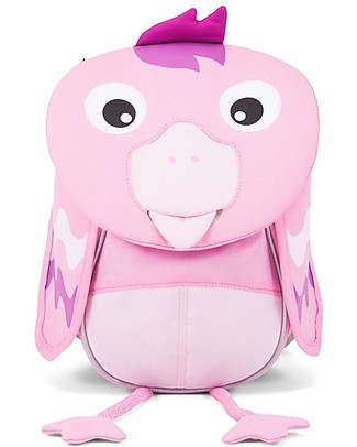 Affenzahn Kids backpack 1-3 years, Finja Flamingo - Eco-friendly and playful! Small Backpacks