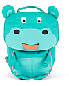 Affenzahn Kids Backpack 1-3 years, Hilda Hippo - Eco-friendly and Playful! Kindergarten Backpacks