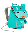 Affenzahn Kids Backpack 1-3 years, Hilda Hippo - Eco-friendly and Playful! Kindergarten Backpacks