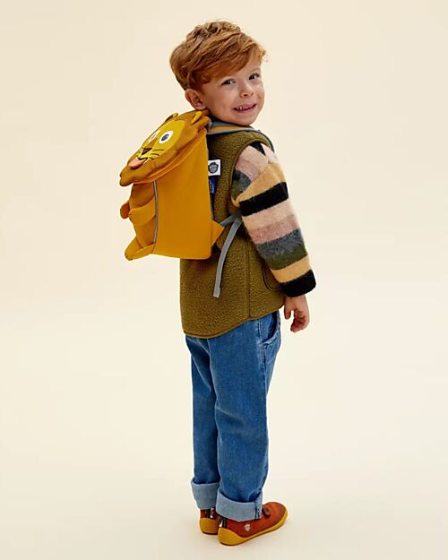 Affenzahn Kids Backpack 1-3 years - Lion - Eco-friendly and playful! Kindergarten Backpacks