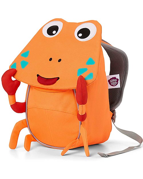 Affenzahn Kids Backpack 1-3 years - Neon Crab - Eco-friendly and playful! Kindergarten Backpacks