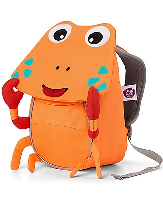 Affenzahn Kids Backpack 1-3 years - Neon Crab - Eco-friendly and playful! Kindergarten Backpacks