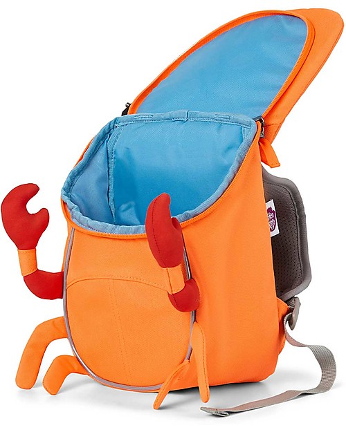 Affenzahn Kids Backpack 1-3 years - Neon Crab - Eco-friendly and playful! Kindergarten Backpacks