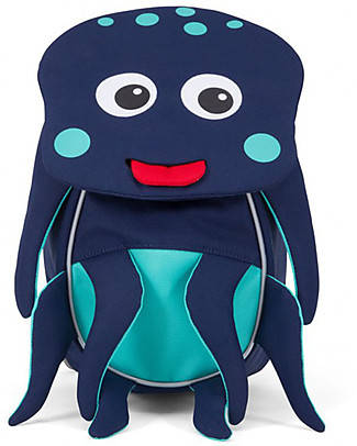 Affenzahn Kids Backpack 1-3 years, Oliver Octopus - Eco-friendly and playful! Small Backpacks