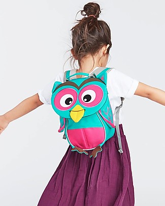 Affenzahn Kids backpack 1-3 years. Owl Olivia - Eco-friendly and playful! Kindergarten Backpacks
