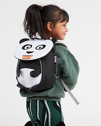 Affenzahn Kids Backpack 1-3 years, Peer Panda - Eco-friendly and playful! Small Backpacks