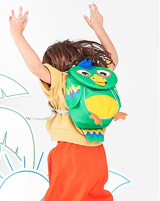 Affenzahn Kids Backpack 1-3 years, Piet Parrot - Eco-friendly and playful! Small Backpacks