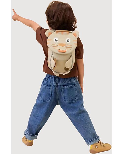 Affenzahn Kids Backpack 1-3 years - Pure Edition - Tiger - Eco-friendly and playful! Kindergarten Backpacks