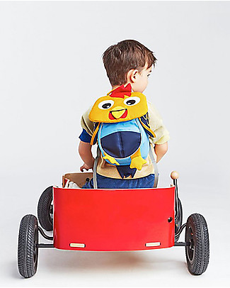 Affenzahn Kids Backpack 1-3 years, Richi Rooster - Eco-friendly and playful! Small Backpacks