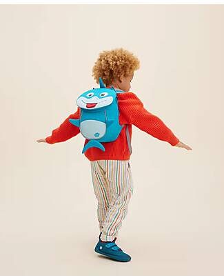Affenzahn Kids Backpack 1-3 years - Shark - Eco-friendly and playful! Kindergarten Backpacks