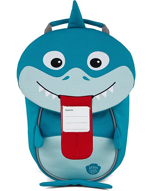 Affenzahn Kids Backpack 1-3 years - Shark - Eco-friendly and playful! Kindergarten Backpacks