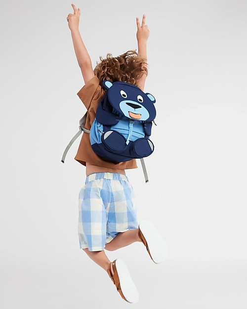 Affenzahn Kids Backpack 3-5 years, Bela Bear - Perfect for Preschool and eco-friendly! Kindergarten Backpacks