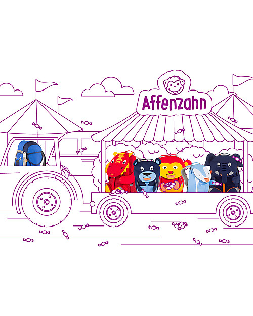 Affenzahn Kids Backpack 3-5 years, Elias Elephant - Perfect for Preschool and Eco-Friendly Kindergarten Backpacks