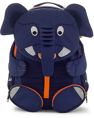 Affenzahn Kids Backpack 3-5 years, Elias Elephant - Perfect for Preschool and Eco-Friendly Small Backpacks