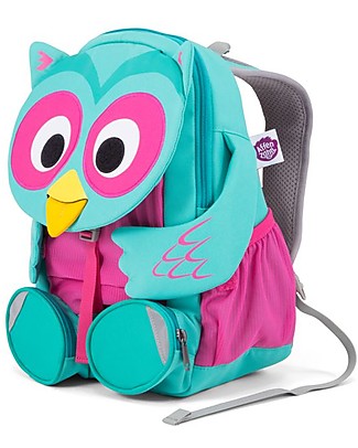 Affenzahn Kids Backpack 3-5 years, Olina Owl - Perfect for Preschool and eco-friendly! Small Backpacks