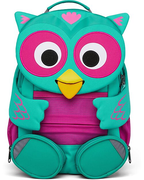 Affenzahn Kids Backpack 3-5 years - Owl - Perfect for Preschool and Eco-Friendly! Kindergarten Backpacks