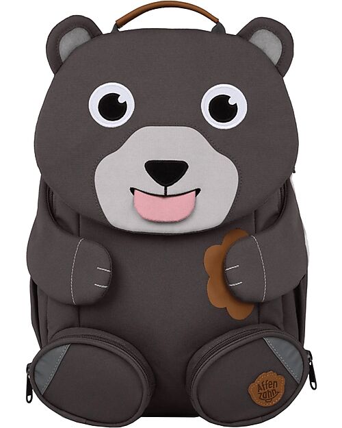 Affenzahn Kids Backpack 3-5 years - Pure Edition - Bear - Perfect for Preschool and Eco-Friendly! Kindergarten Backpacks