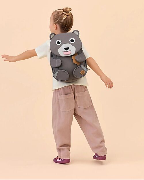 Affenzahn Kids Backpack 3-5 years - Pure Edition - Bear - Perfect for Preschool and Eco-Friendly! Kindergarten Backpacks