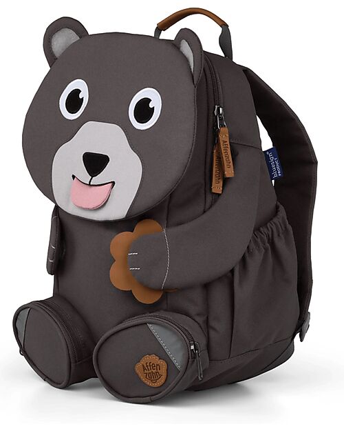 Affenzahn Kids Backpack 3-5 years - Pure Edition - Bear - Perfect for Preschool and Eco-Friendly! Kindergarten Backpacks